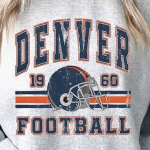 Denver Game Day Sweatshirt, Denver 1960 Football Crewneck 166